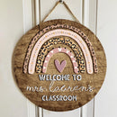 Personalized Name Teacher Name Signs For Classroom Door Decor - Teacher Appreciation Gift Ideas