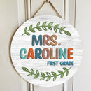 Personalized Name Teacher Door Hanger Classroom Sign- Teacher Appreciation Week Gifts