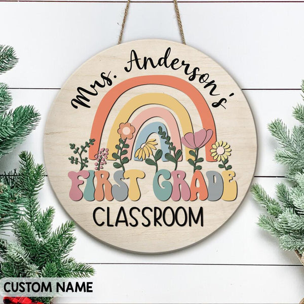 Personalized Name Welcome Classroom Signs For Teachers - Good Gifts For Teachers