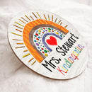 Personalized Name Teacher Door Hangers Welcome Signs - Christmas Gifts For Teachers