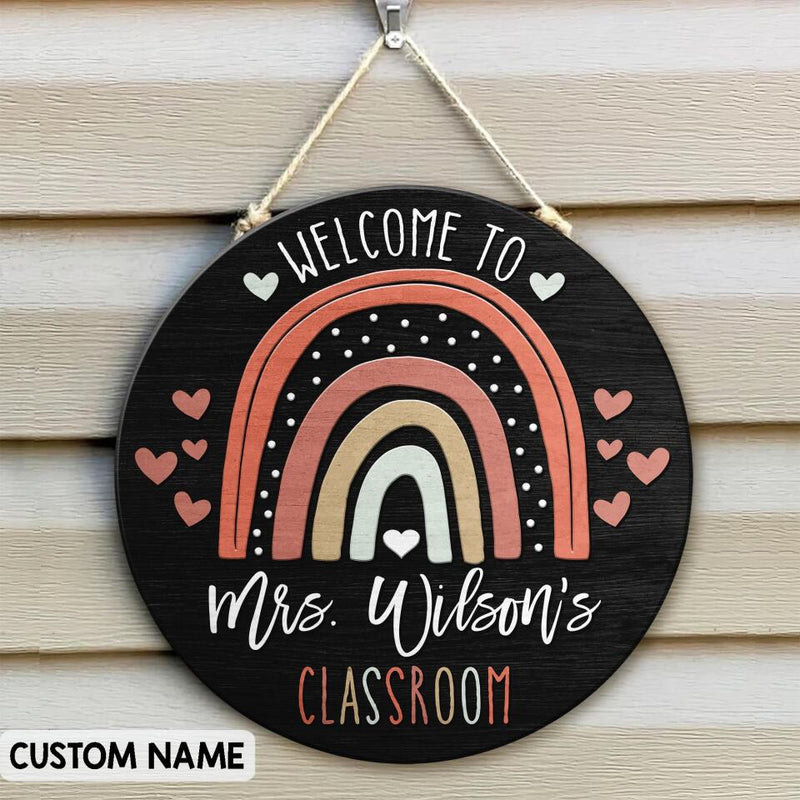 Personalized Name Welcome Classroom Signs For Teachers - Best Gift Ideas For Teachers