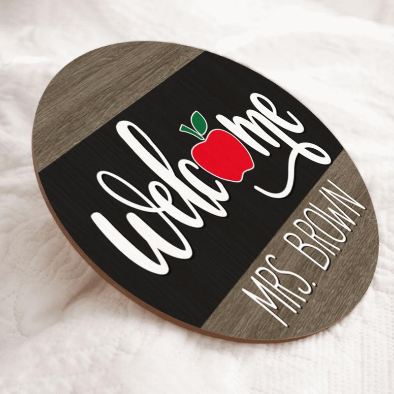 Personalized Name Teacher Name Signs For Classroom - Teacher Appreciation Week Gift Ideas