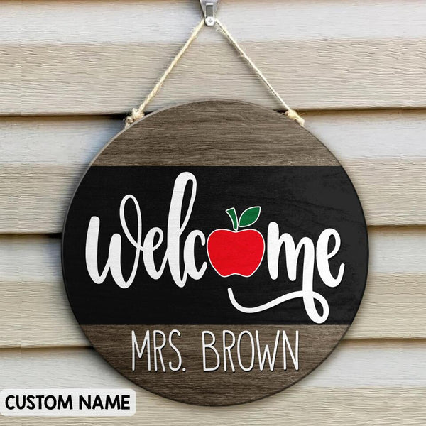 Personalized Name Teacher Name Signs For Classroom - Teacher Appreciation Week Gift Ideas