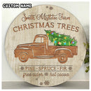 Xmas Truck Door Hanger, Custom Family Name Sign, Christmas Door Hanger, Front Door Sign, Farmhouse Sign, Truck Welcome Sign, Christmas Decor