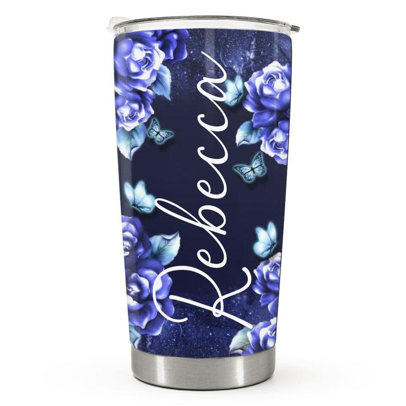 They Whispered To Her You Cannot Withstand The Storm - Custom Tumbler - Inspirational Gift For Women