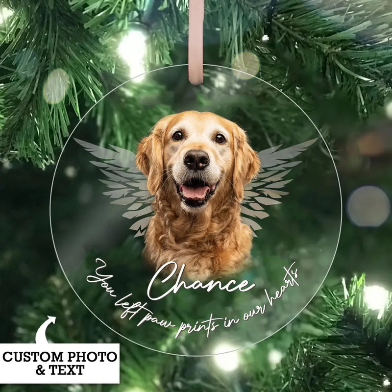 Pet memorial online ornament dog
