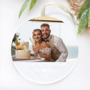 First Christmas Married Ornament, Mr & Mrs Christmas Ornament, Wedding Gift, Personalized Mr Mrs Wedding Ornament, Acrylic Photo Ornament