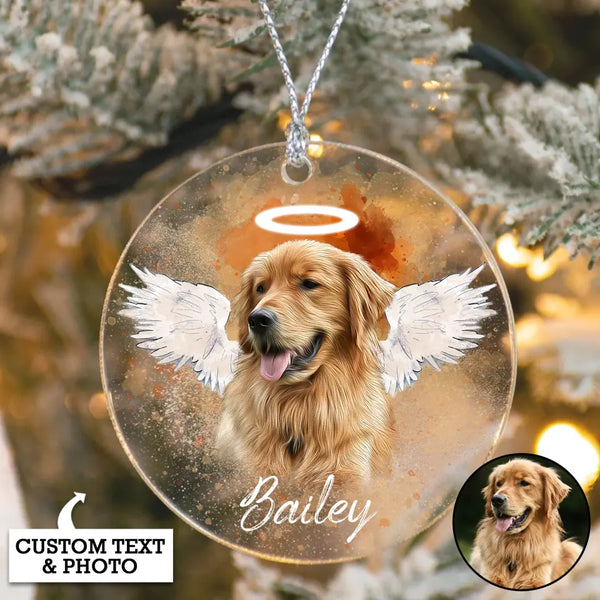 Pet memorial cheap ornament dog