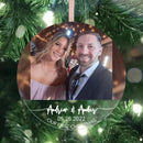 First Christmas Together Ornament, Mr and Mrs Photo Christmas Ornament, Our First Christmas, Couples Gift 2022, Christmas Bauble Decoration