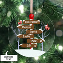 Custom Family Ornament, Personalized Family Christmas Ornament, Family With Pet, Family Christmas Gift, Christmas Keepsake, 2022 Ornament