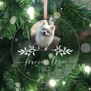 Dog Memorial Christmas Ornament, Photo Ornament, Dog Memorial Gift, Custom Pet Memorial Ornament, Loss of Pet Gift, Dog Remembrance Keepsake