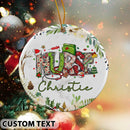 Nurse Gift, Nurse Christmas Gift, Nurse Christmas Ornament, Personalized Ornament for Nurses, Nurse Appreciation Gift, Nurse Student Gift V2