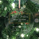 Personalized New Home Ornament, Christmas First Home Ornament, First Christmas In Our New Home, Housewarming Gift, New House Ornament 2022