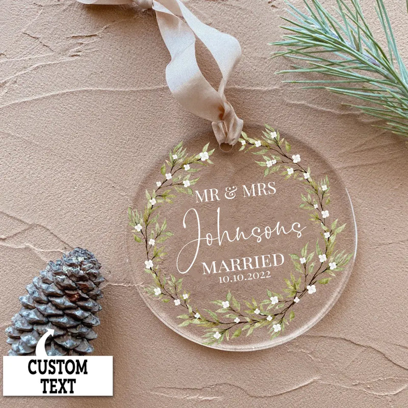 Mr & discount mrs ornament