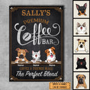 Metal Bar Signs, Gifts For Pet Lovers, Premium Coffee Bar Coffee & Friends Make The Perfect Blend
