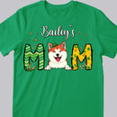 Custom Dog Mom Shirt, St Patrick's Day Dog Mom T-Shirt, Personalized Dog Shirt, Dog St Patricks Day Shirt, Dog Lovers Shirt, Dog Mom Gift