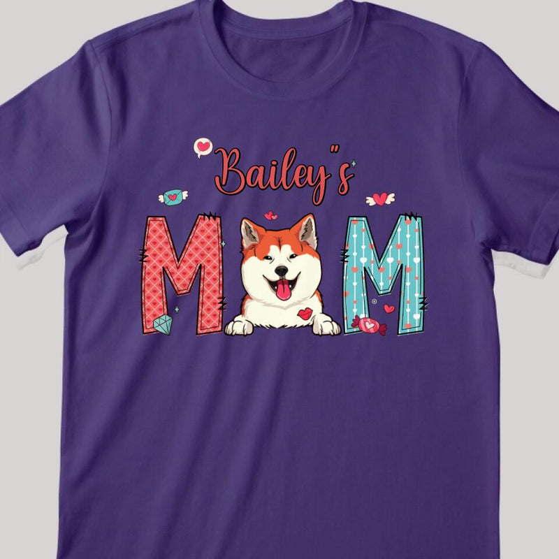 Personalized Gifts for Dog lovers, Custom T Shirt - Dog Dad Belongs To, Dog Mom Dog Dad Gift PersonalFury, Basic Tee / Light Pink / 2XL