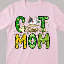 St Patrick's Day Cat Mom T-Shirt, Personalized Cat Shirt, Cat St Patricks Day Shirt, Custom Cat Mom Shirt, Cat Lovers Shirt, Cat Mom Gift