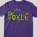 St Patricks Day Teacher Shirt, Personalized Name Teacher Shirt, Teacher Gift, Irish Teacher T-Shirt, Cute St Patricks Day Shirt for Teacher