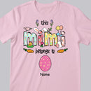 Easter Mimi Shirt, Personalized Grandma Shirt, This Mimi Belongs To Kids Names Shirt, Easter Shirt, Easter Gift for Mimi, Mimi Bunny Shirt