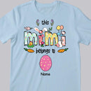 Easter Mimi Shirt, Personalized Grandma Shirt, This Mimi Belongs To Kids Names Shirt, Easter Shirt, Easter Gift for Mimi, Mimi Bunny Shirt