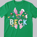 Easter Teacher Shirt, Personalized Name Bunny Teacher Shirt, Teacher Easter Gift, Custom Teacher Shirt, Cute Easter Shirt For Easter