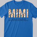 Personalized Mimi Shirt with Grandkids Names, Floral Mimi T-Shirt, Mimi Gifts, Mother's Day Shirt, Custom Kids Names Grandma Shirt, Mimi Tee