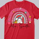 Personalized Teacher Shirt, Easter Teacher Shirt, Teach Love Inspire, Teacher Easter Gift, Teacher Bunny Shirt, Teacher Shirts For Easter