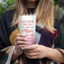 A Wise Woman Once Said "I'm Outta Here" - Personalized Custom Tumbler - Retirement Gift For Women