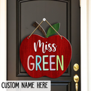 Personalized Name Teacher Door Signs For Door Decor - Best Gift Ideas For Teacher From Student
