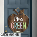 Personalized Name Teacher Door Signs For Door Decor - Best Gift Ideas For Teacher From Student