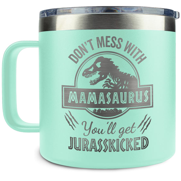 Gift For Mom Don't Mess With Mamasaurus Mug - Vista Stars - Personalized  gifts for the loved ones