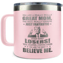 Presents For Mom - Unique Mothers Day Gifts From Daughter To Mom, Mothers Day Gifts From Son - Gifts For Mothers, Gifts For Stepmom - 14 Oz Mom Mug