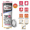 The Influence Of A Good Teacher Can Never Be Erased - Custom Tumbler - Gift For Teacher