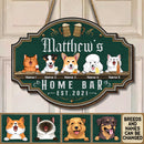 Pawzity Custom Wooden Signs, Gifts For Pet Lovers, Home Bar Special Shaped Personalized Wood Sign