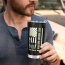 Best Buckin' Dad Ever - Personalized Custom Tumbler - Birthday Gift for Hunting Dad, Christmas Gifts for Dad