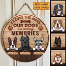 Pawzity Welcome Door Signs, Gifts For Dog Lovers, Excuse The Mess Our Dog Are Making Memories , Dog Mom Gifts