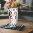 Happy Birthday Best Friend Gifts - Custom Friendship Gifts For Bestie, BFF - Personalized Tumbler