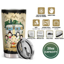 Unique Friendship Gifts - Birthday Gifts For Best Friend, Bestie - Personalized Camping Tumbler