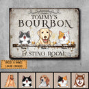 Pawzity Metal Bar Signs, Gifts For Pet Lovers, Bourbon Fasting Room Vintage Signs, Personalized Housewarming Gifts