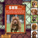 Pawzity Metal Yard Sign, Gifts For Dog Lovers, Baby Sleeping And Protective Dog Please Do Not Knock Or Ring Bell