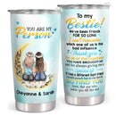 You Are My Person - To My Bestie - Personalized Custom Tumbler - Gift for Best Friend, Bestie, BFF