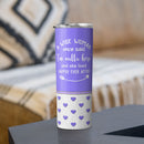 A Wise Woman Once Said "I'm Outta Here" - Personalized Custom Tumbler - Purple Retirement Gift For Women