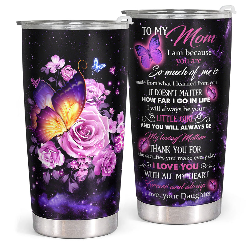 Gifts For Mom - Mother's Day Presents, Birthday Gifts For Mom From Daughter, Son, Kid - Mother Daughter Gifts, Gifts For Stepmom - 20 Oz Mom Tumbler