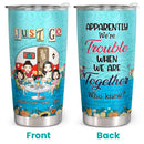 Camping Friendship Gifts For Women - Bestie, Best Friend Gifts Ideas - Personalized Tumbler
