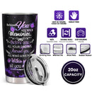 50 and Fabulous - Behind You All Your Memories - 20 Oz Tumbler - 50th Birthday Gift For Women