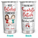Custom Friendship Gifts - Christmas Best Friend Gifts, Happy Birthday To My Bestie - Personalized Tumbler