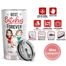 Custom Friendship Gifts - Christmas Best Friend Gifts, Happy Birthday To My Bestie - Personalized Tumbler
