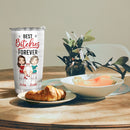 Custom Friendship Gifts - Christmas Best Friend Gifts, Happy Birthday To My Bestie - Personalized Tumbler