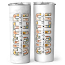 Sister - Personalized Names Floral Tumbler - Custom Tumbler - Gift For Sister